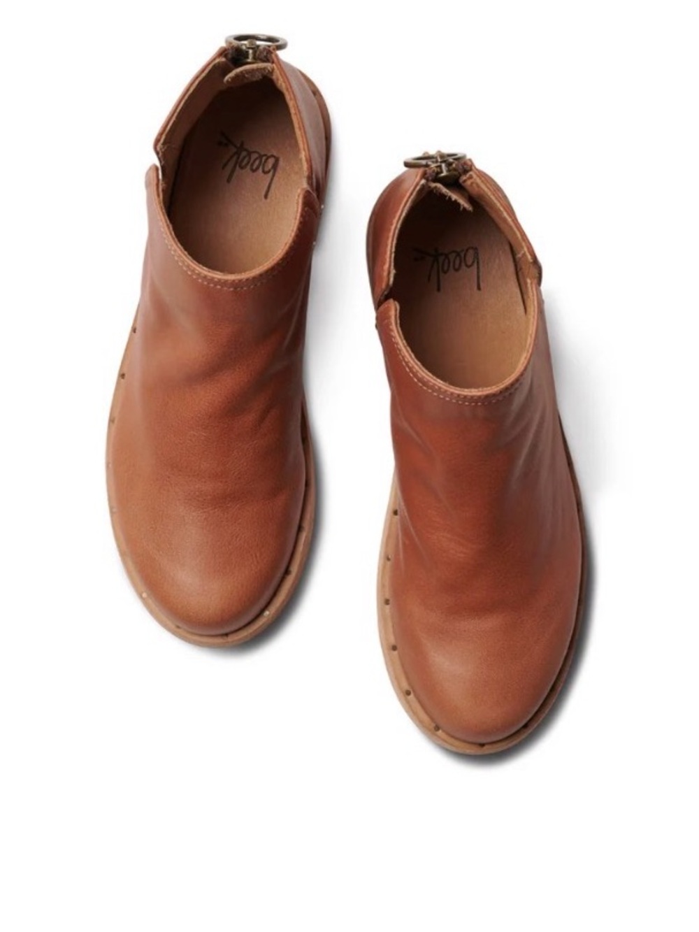 Beek Falcon Ankle Zip Cognac Tan Anthropologie Booties Size 8.5 $375 MSRP - Picture 2 of 11